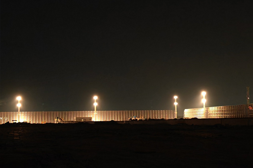 2024年6月，防城港新建堆场智慧照明